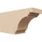 Ekena Millwork 4in. W x 6in. H x 12in. L Pescadero Woodgrain TimberThane Rafter Tail, Primed Tan RFTUR04X06X12PECRCPR - alternate 1
